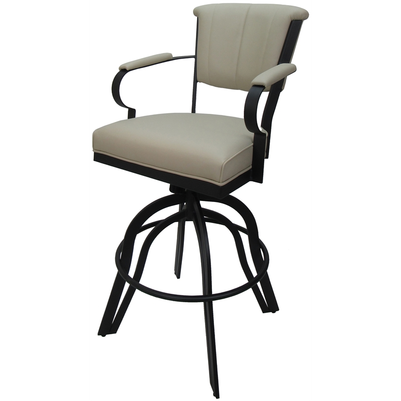 Swivel Tilt Metal Counter Stool 24