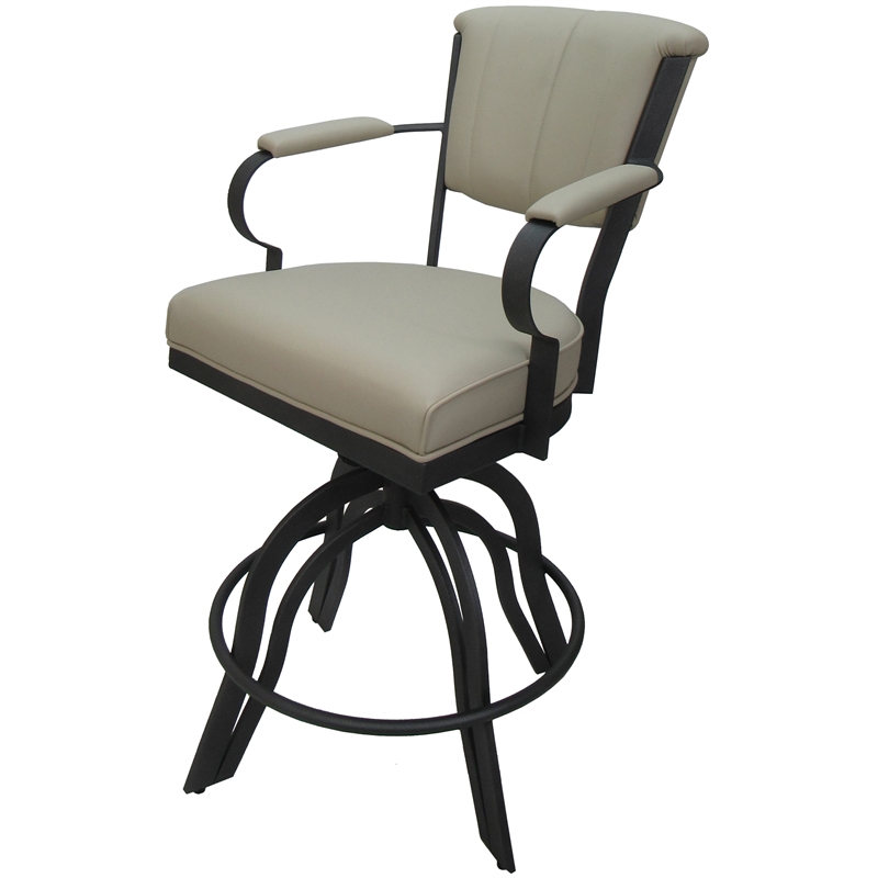 Swivel Tilt Metal Counter Stool 24