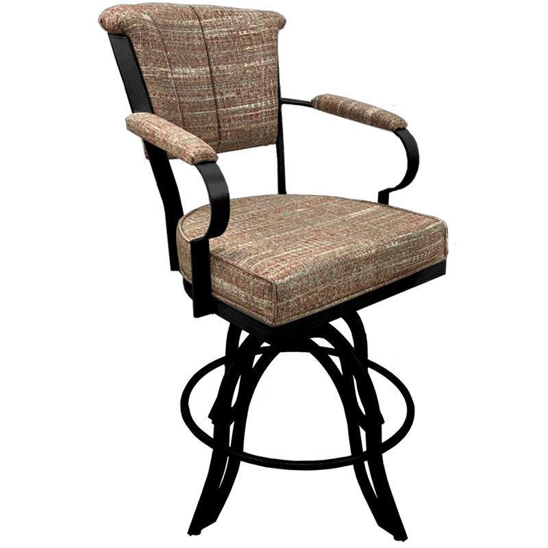 Swivel Tilt Metal Counter Stool 24