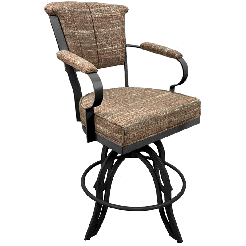 Swivel Tilt Metal Counter Stool 24