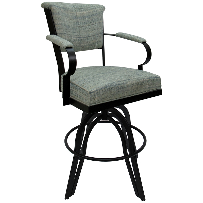 Swivel Tilt Metal Counter Stool 24