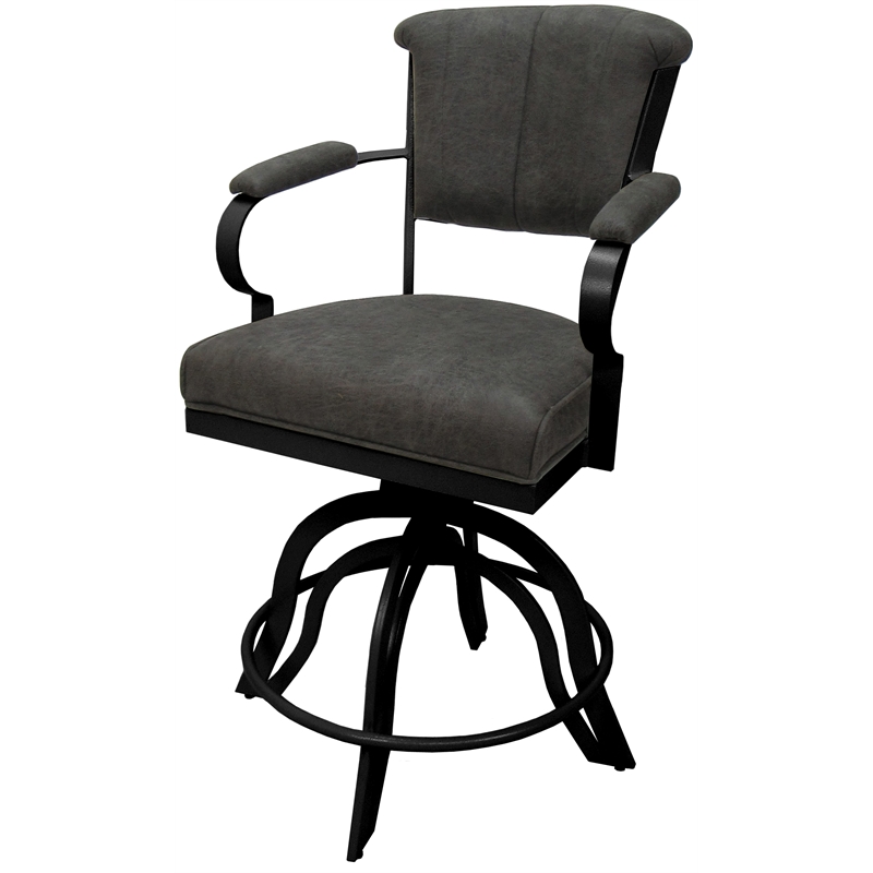 Swivel Tilt Metal Counter Stool 24