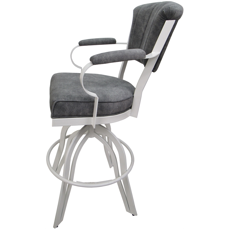 Swivel Tilt Metal Counter Stool 24