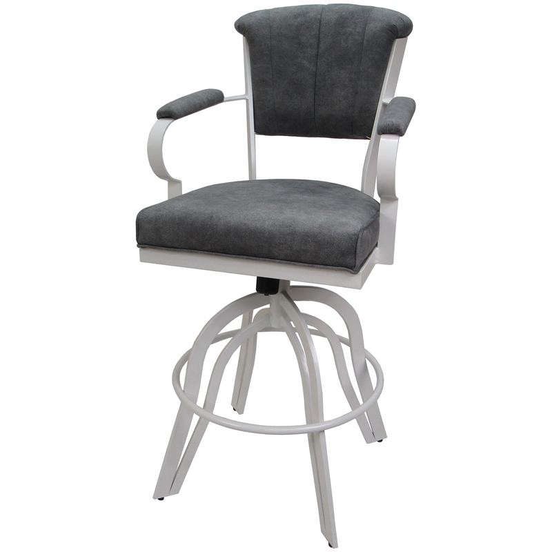 Swivel Tilt Metal Counter Stool 24