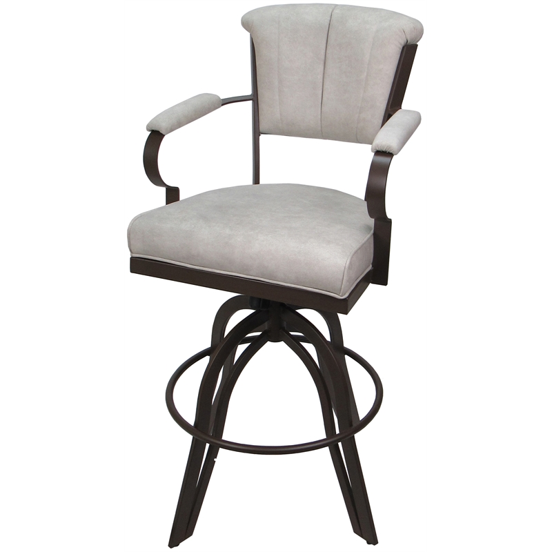 Swivel Tilt Metal Counter Stool 24
