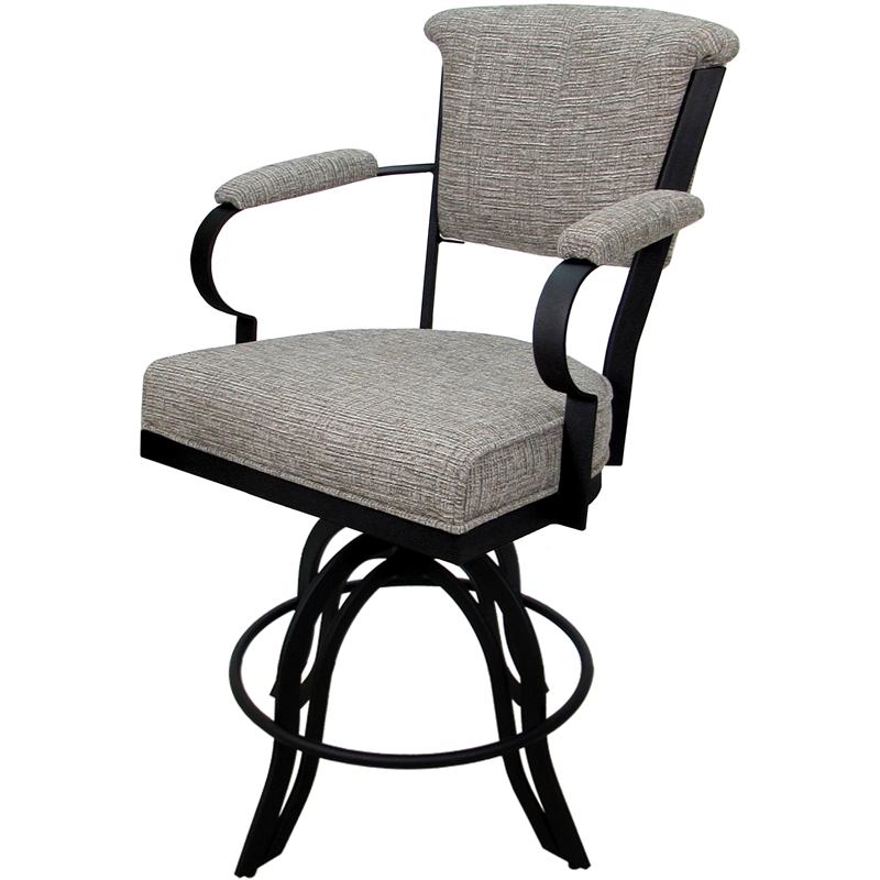 Swivel Tilt Metal Counter Stool 24