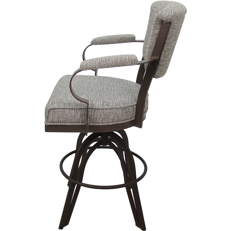 Swivel Tilt Metal Counter Stool 24