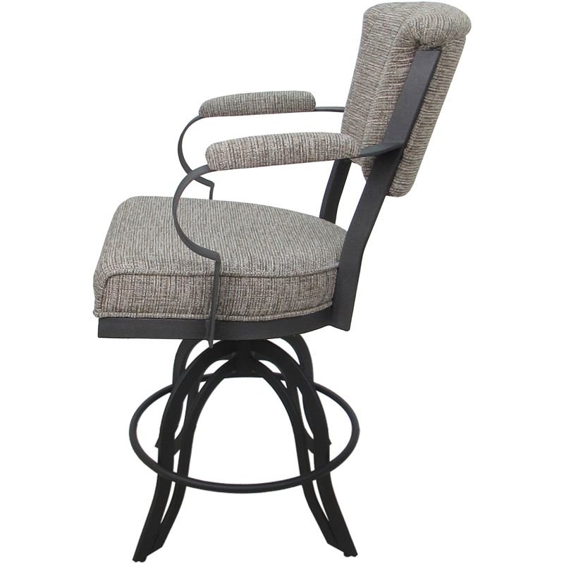 Swivel Tilt Metal Counter Stool 24