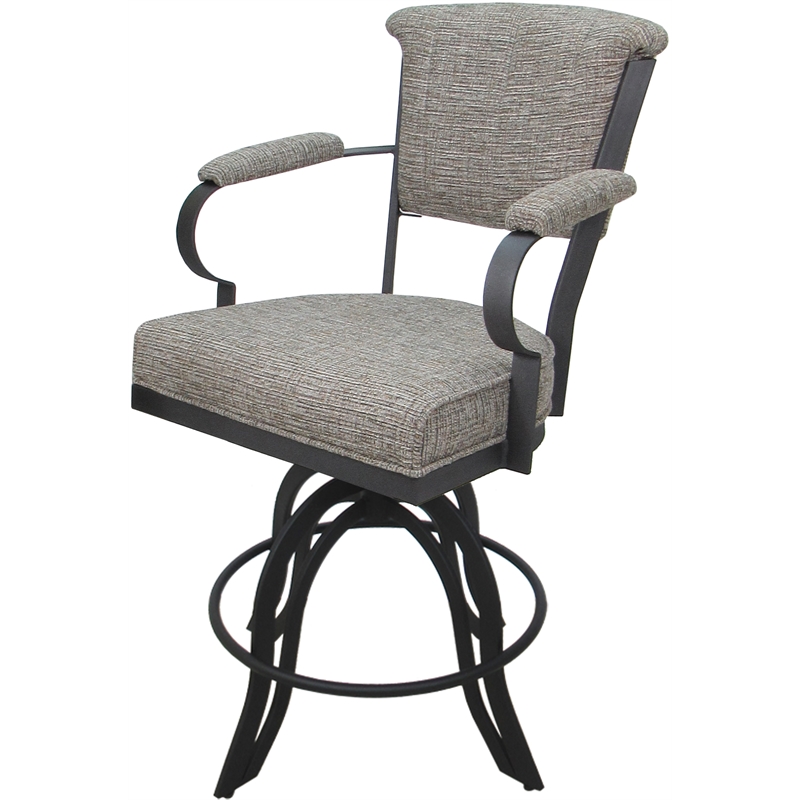 Swivel Tilt Metal Counter Stool 24