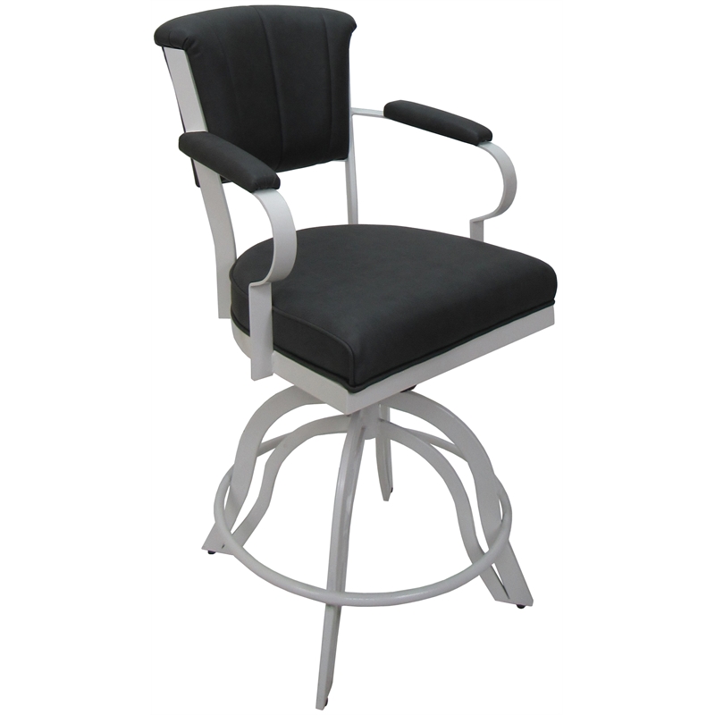 Swivel Tilt Metal Counter Stool 24