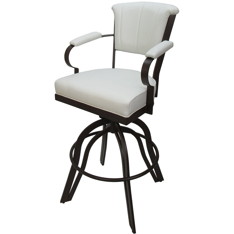 Swivel Tilt Metal Counter Stool 24