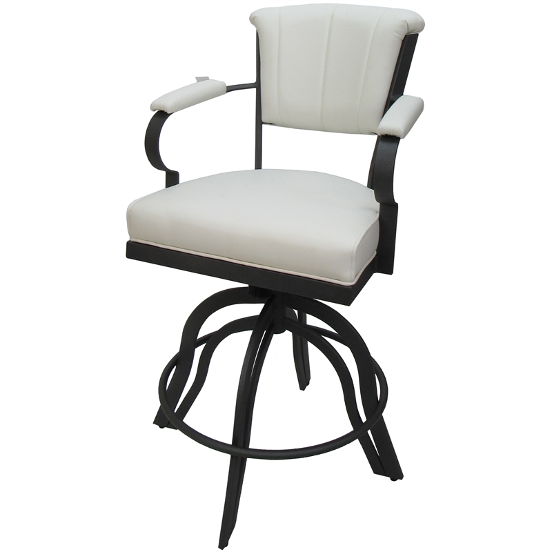 Swivel Tilt Metal Counter Stool 24