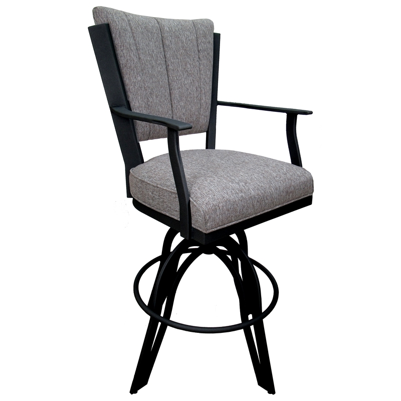 Swivel Tilt Metal Counter Stool 24