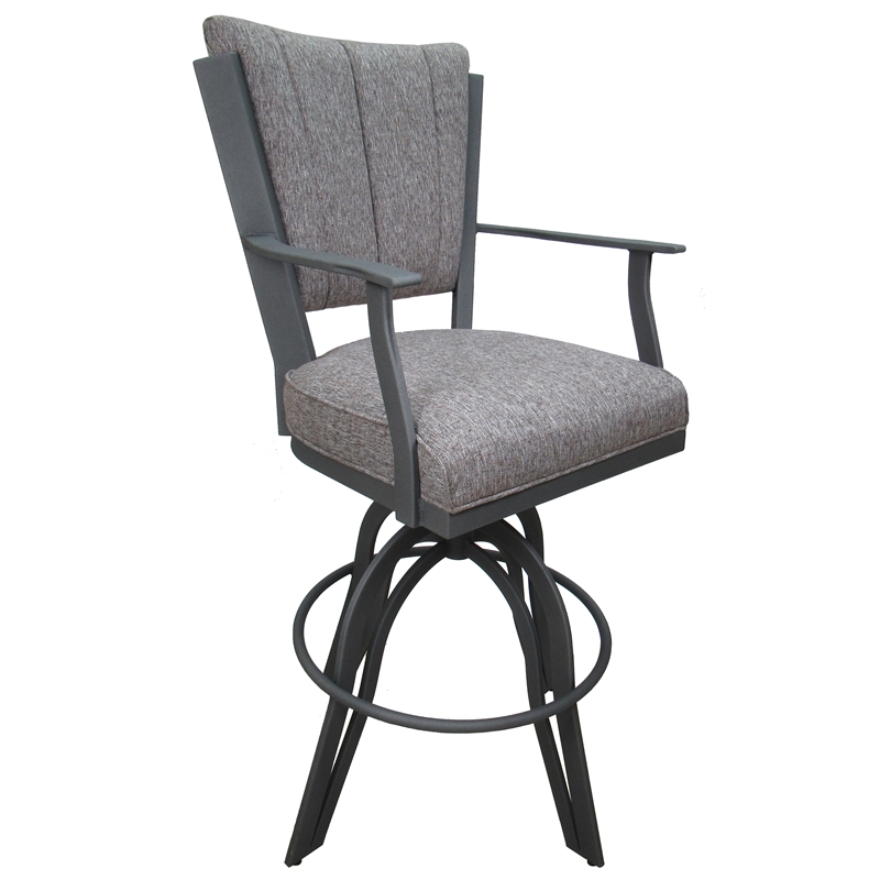 Swivel Tilt Metal Counter Stool 24
