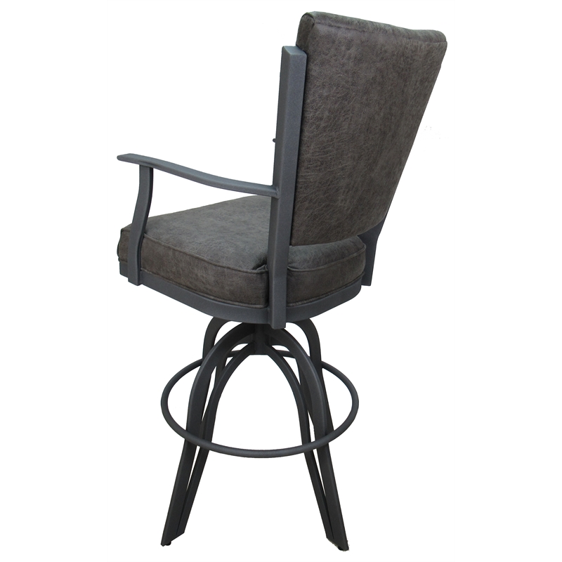 Swivel Tilt Metal Counter Stool 24