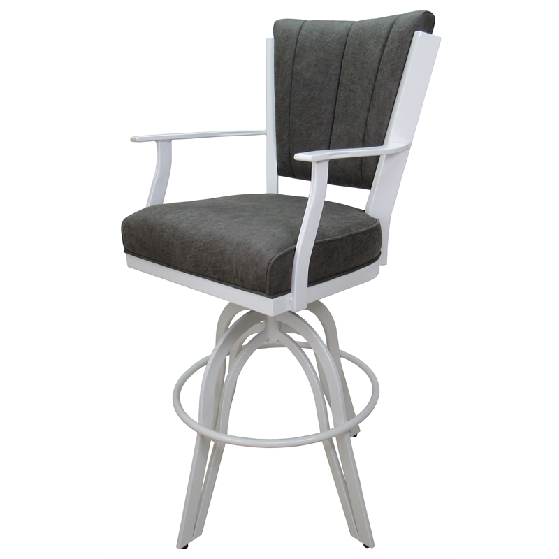 Swivel Tilt Metal Counter Stool 24