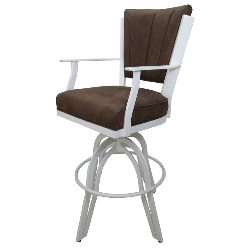 Swivel Tilt Metal Counter Stool 24