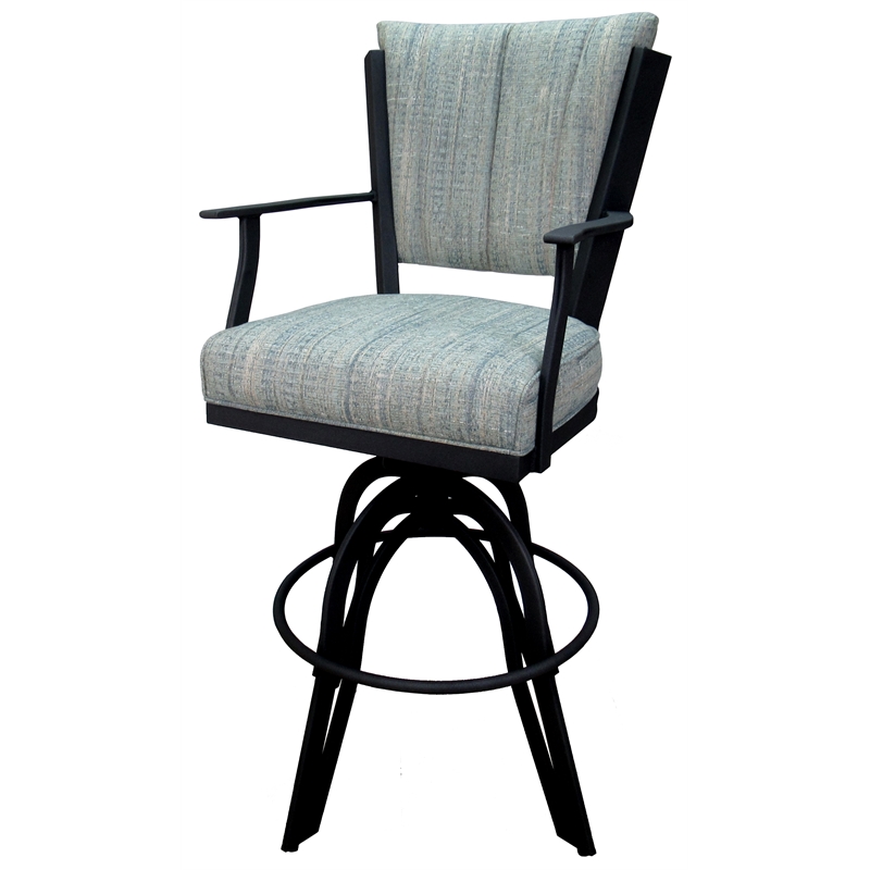 Swivel Tilt Metal Counter Stool 24