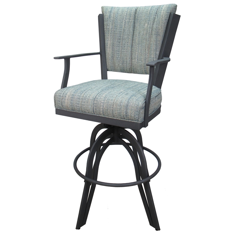Swivel Tilt Metal Counter Stool 24