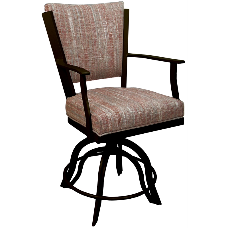 Swivel Tilt Metal Counter Stool 24