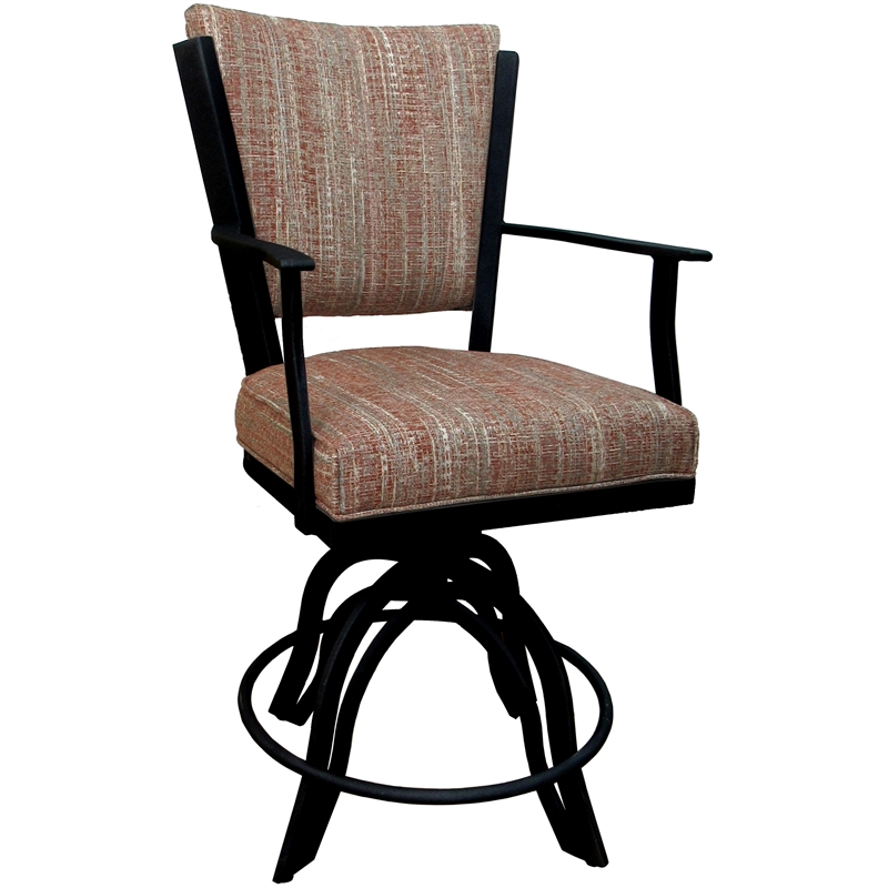 Swivel Tilt Metal Counter Stool 24