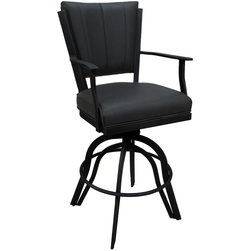 Swivel Tilt Metal Counter Stool 24