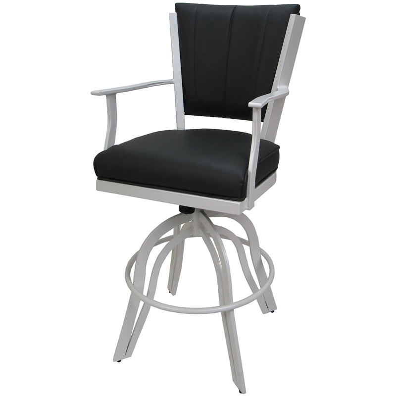 Swivel Tilt Metal Counter Stool 24