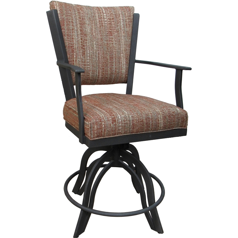 Swivel Tilt Metal Counter Stool 24