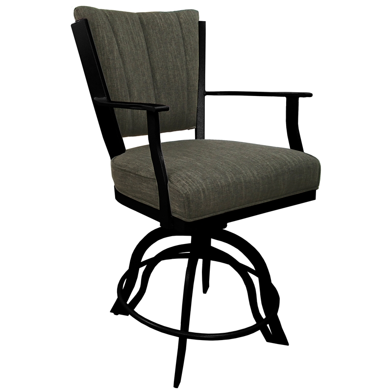 Swivel Tilt Metal Counter Stool 24
