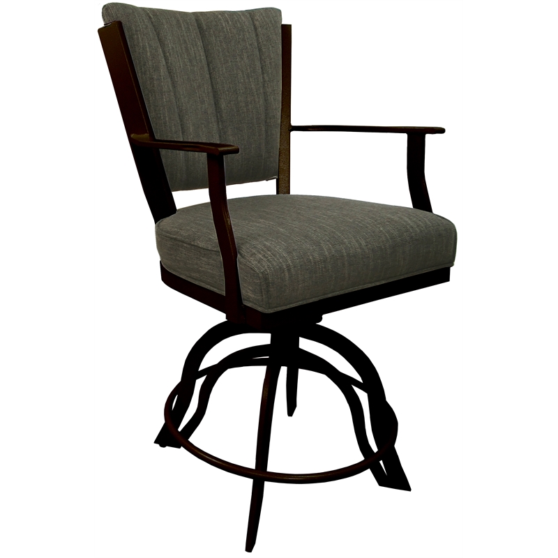 Swivel Tilt Metal Counter Stool 24