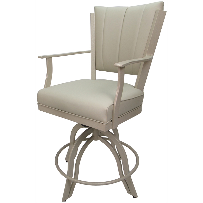 Swivel Tilt Metal Counter Stool 24