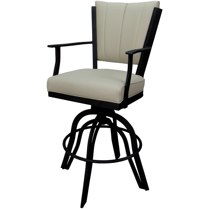 Swivel Tilt Metal Counter Stool 24