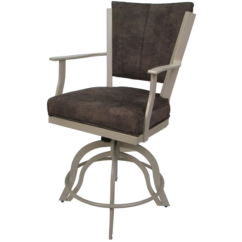 Swivel Tilt Metal Counter Stool 24