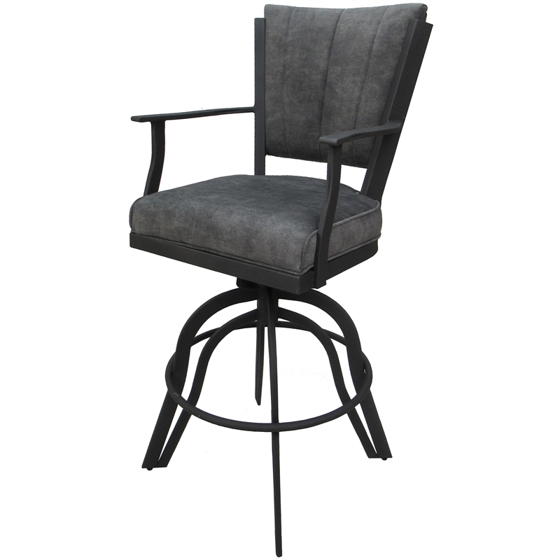 Swivel Tilt Metal Counter Stool 24