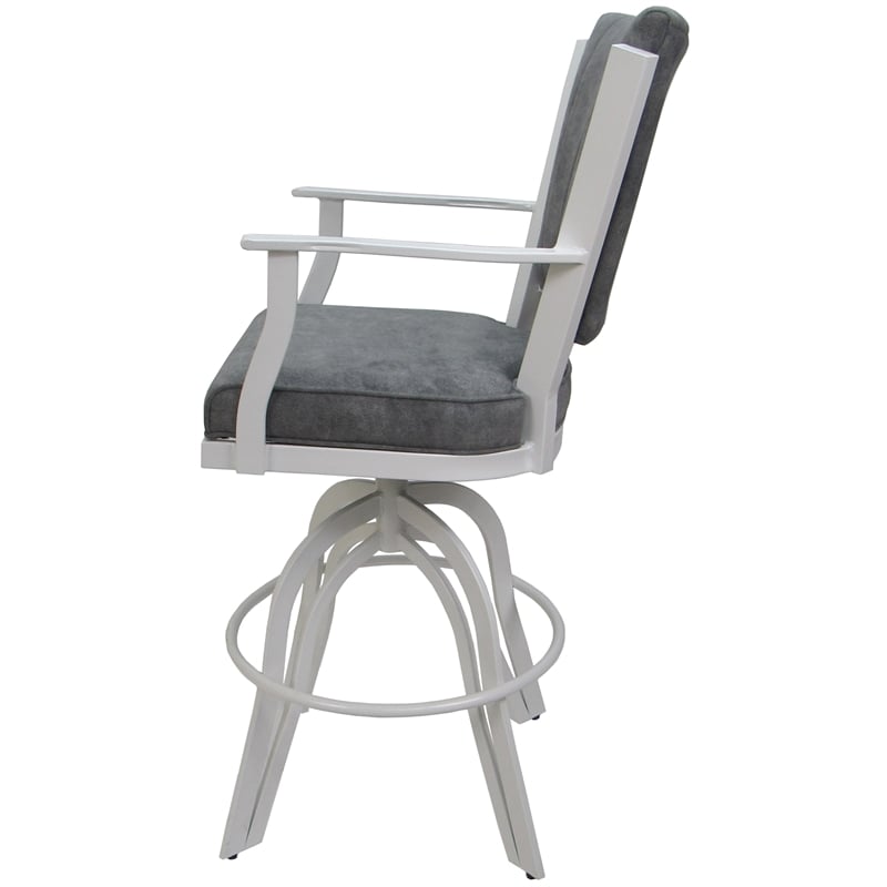 Swivel Tilt Metal Counter Stool 24