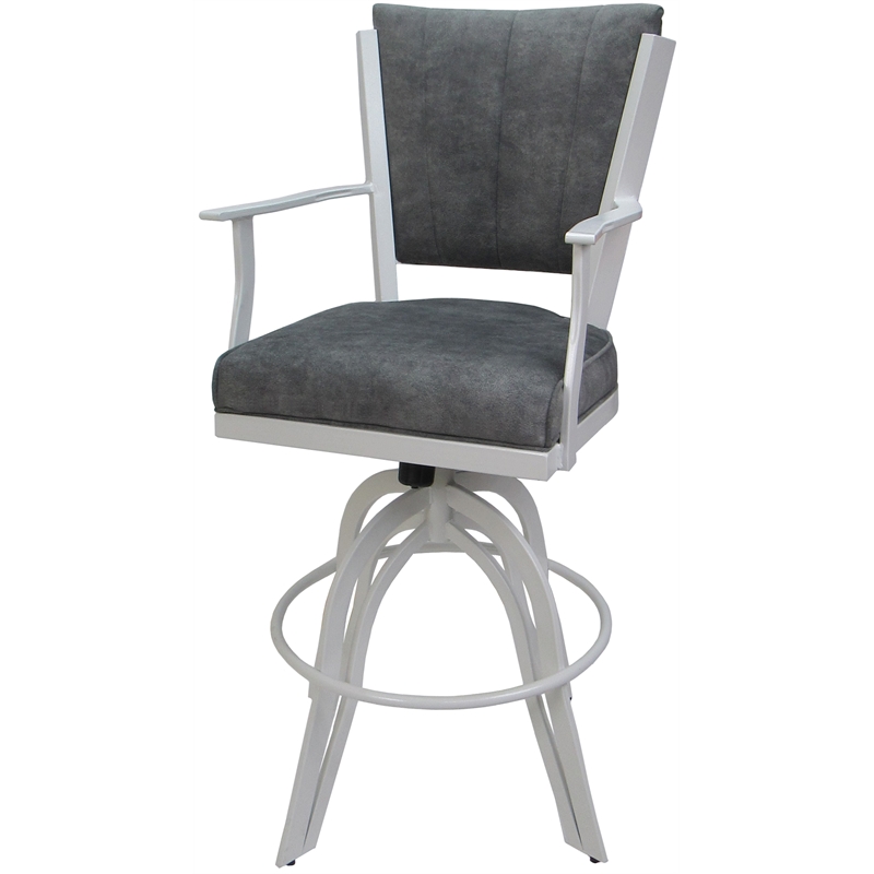 Swivel Tilt Metal Counter Stool 24