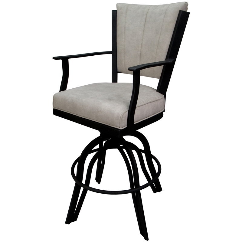 Swivel Tilt Metal Counter Stool 24