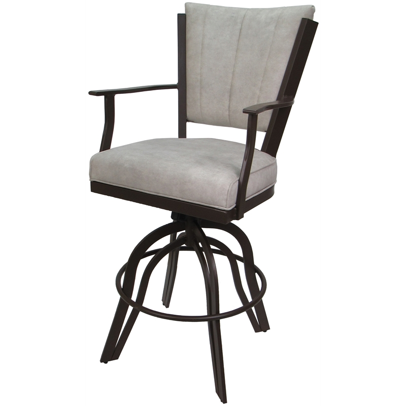 Swivel Tilt Metal Counter Stool 24