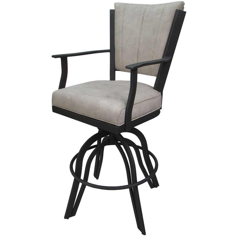 Swivel Tilt Metal Counter Stool 24