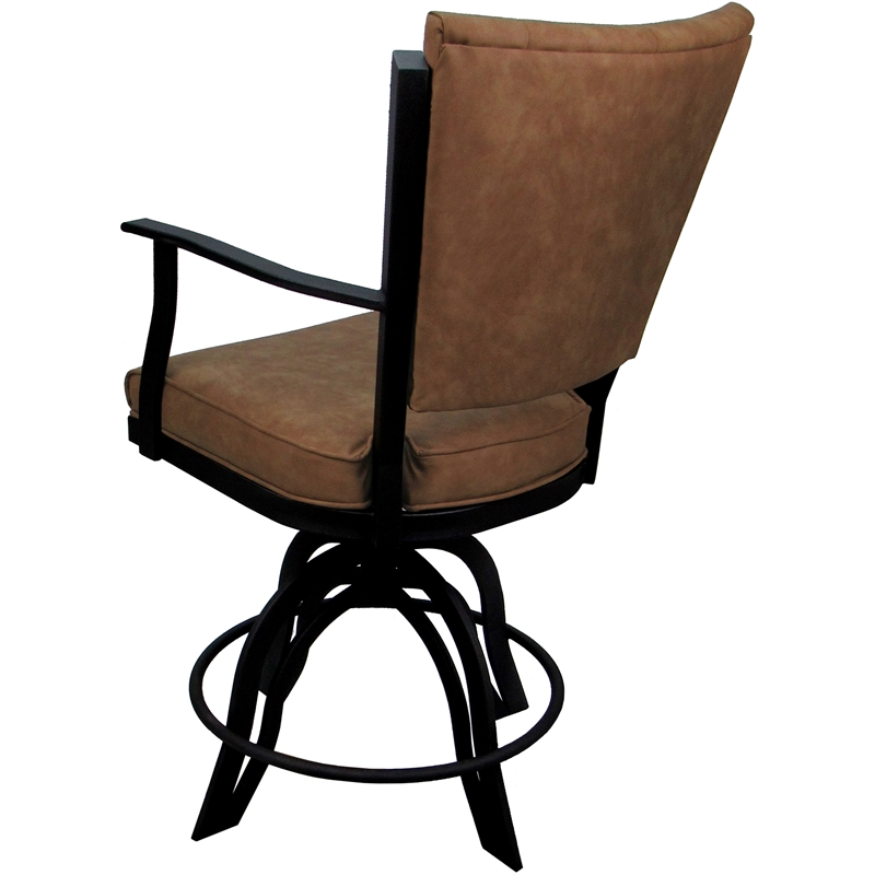 Swivel Tilt Metal Counter Stool 24