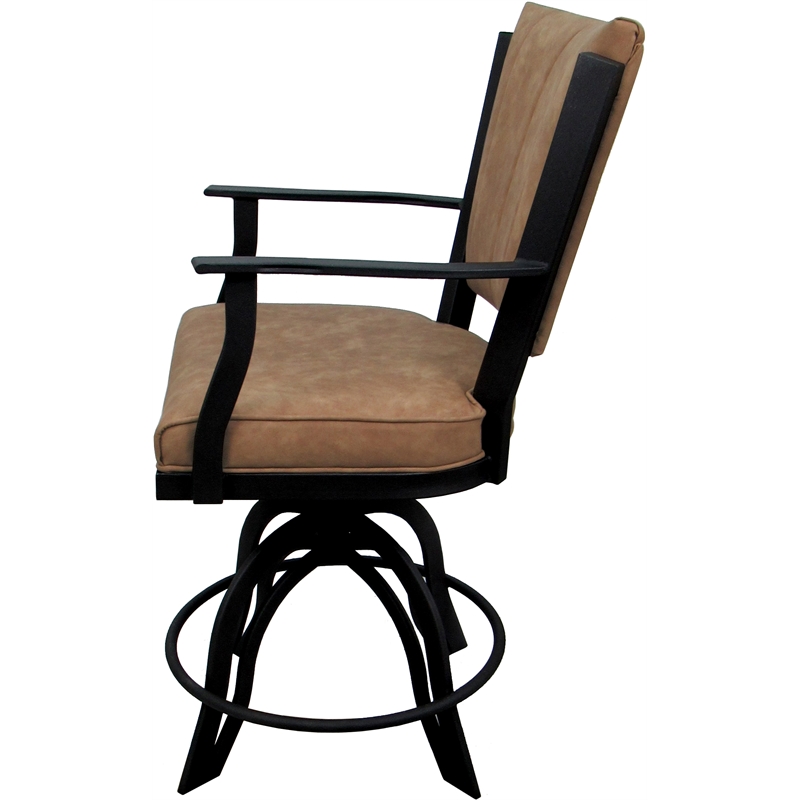 Swivel Tilt Metal Counter Stool 24