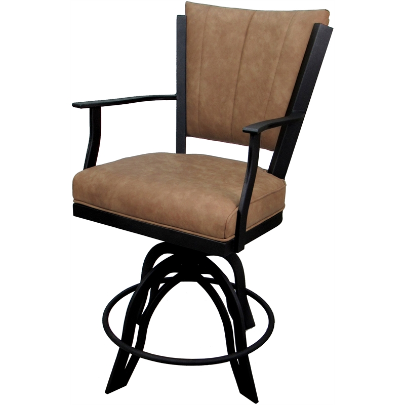 Swivel Tilt Metal Counter Stool 24