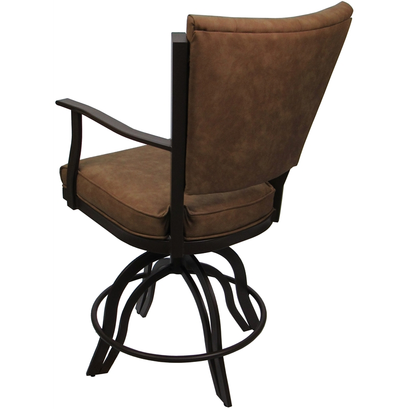 Swivel Tilt Metal Counter Stool 24