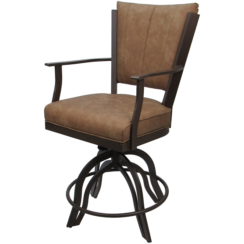 Swivel Tilt Metal Counter Stool 24