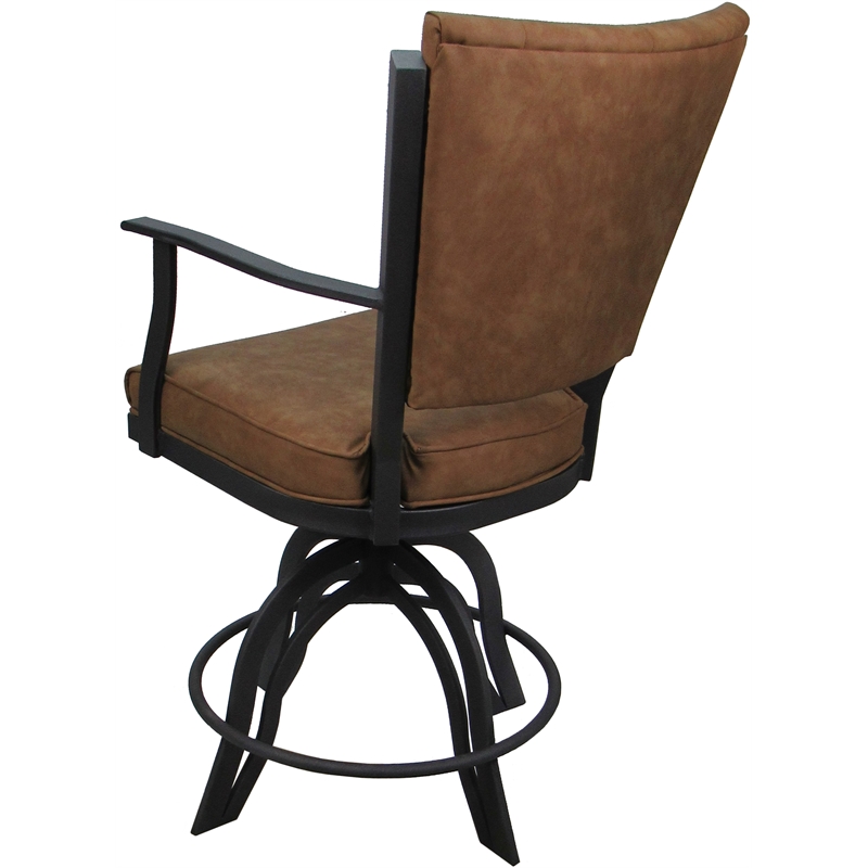 Swivel Tilt Metal Counter Stool 24