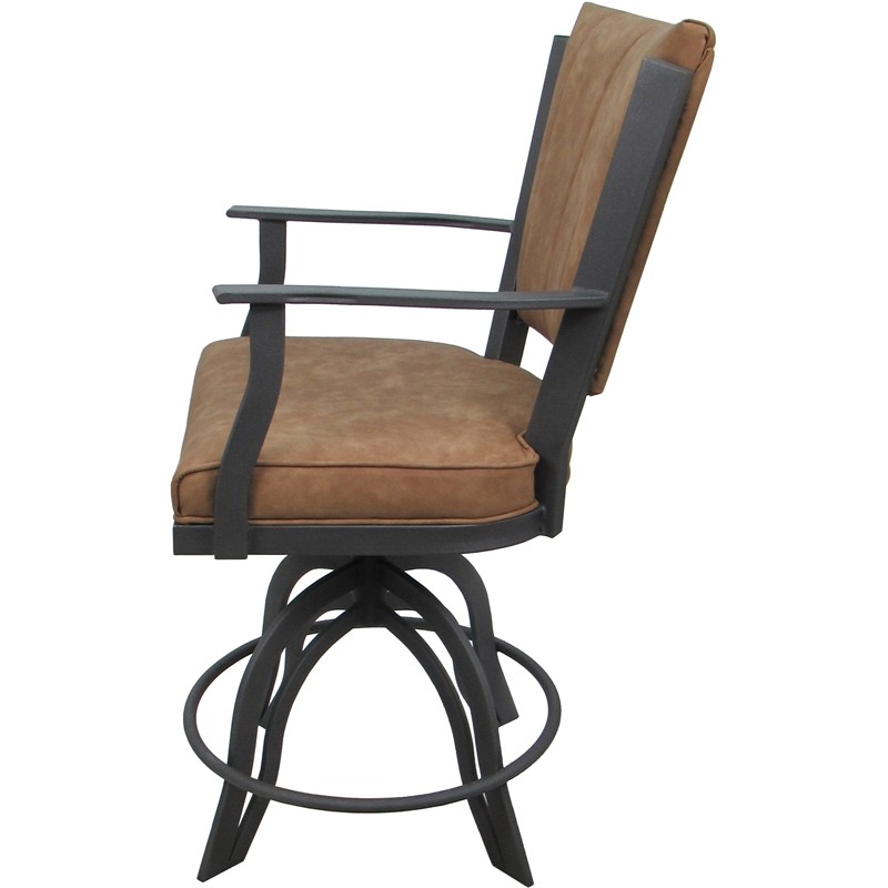 Swivel Tilt Metal Counter Stool 24