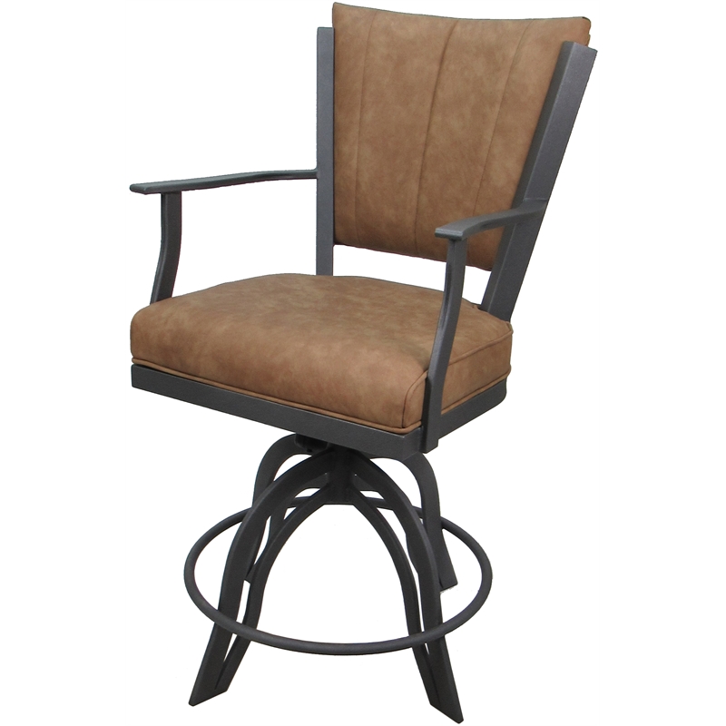 Swivel Tilt Metal Counter Stool 24