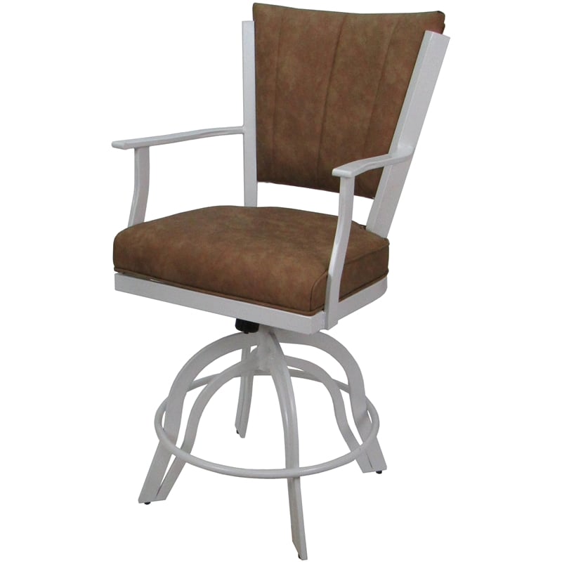 Swivel Tilt Metal Counter Stool 24