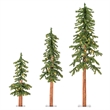 Vickerman 2/3/4' Natural Alpine Artificial Christmas Trees in Green (Set of 3)