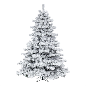 Vickerman 66&quot Alaskan Artificial Christmas Tree with LED Lights in White